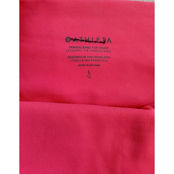 Athleta Women's Pink 7/8 Leggings Size M and L - Picture 2 of 6